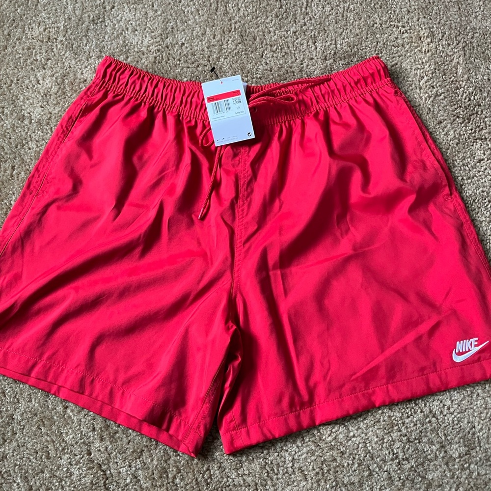 Nike Bright Red Sports Shorts